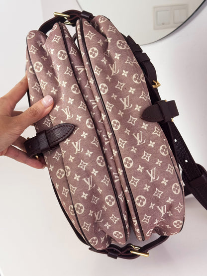 Louis Vuitton Vintage Pink Denim Saumur 30 Shoulder Crossbody Bag