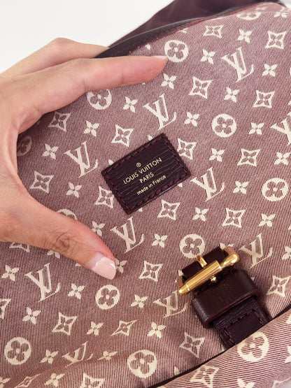 Louis Vuitton Vintage Pink Denim Saumur 30 Shoulder Crossbody Bag