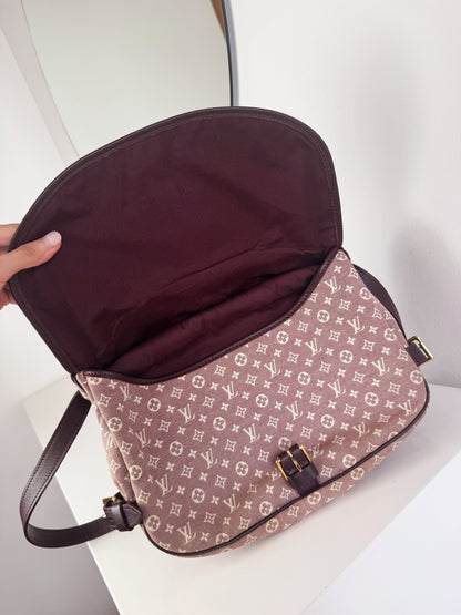 Louis Vuitton Vintage Pink Denim Saumur 30 Shoulder Crossbody Bag