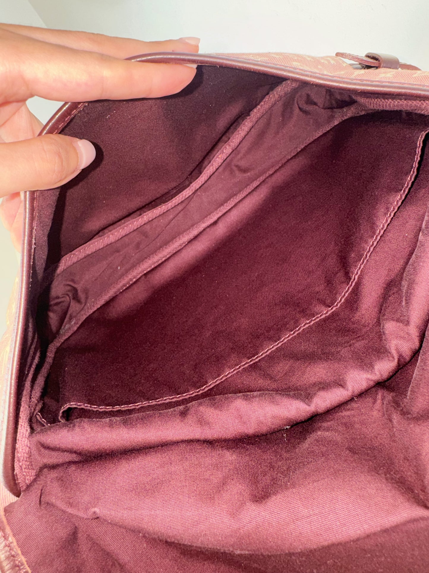 Louis Vuitton Vintage Pink Denim Saumur 30 Shoulder Crossbody Bag