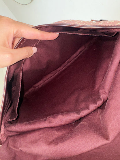 Louis Vuitton Vintage Pink Denim Saumur 30 Shoulder Crossbody Bag