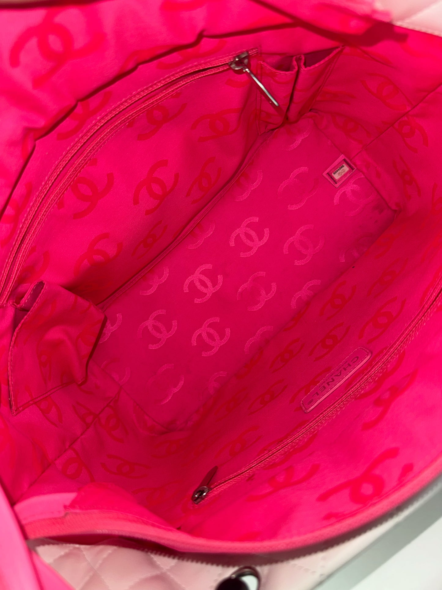 Chanel Vintage Cambon Tote Shoulder Bag