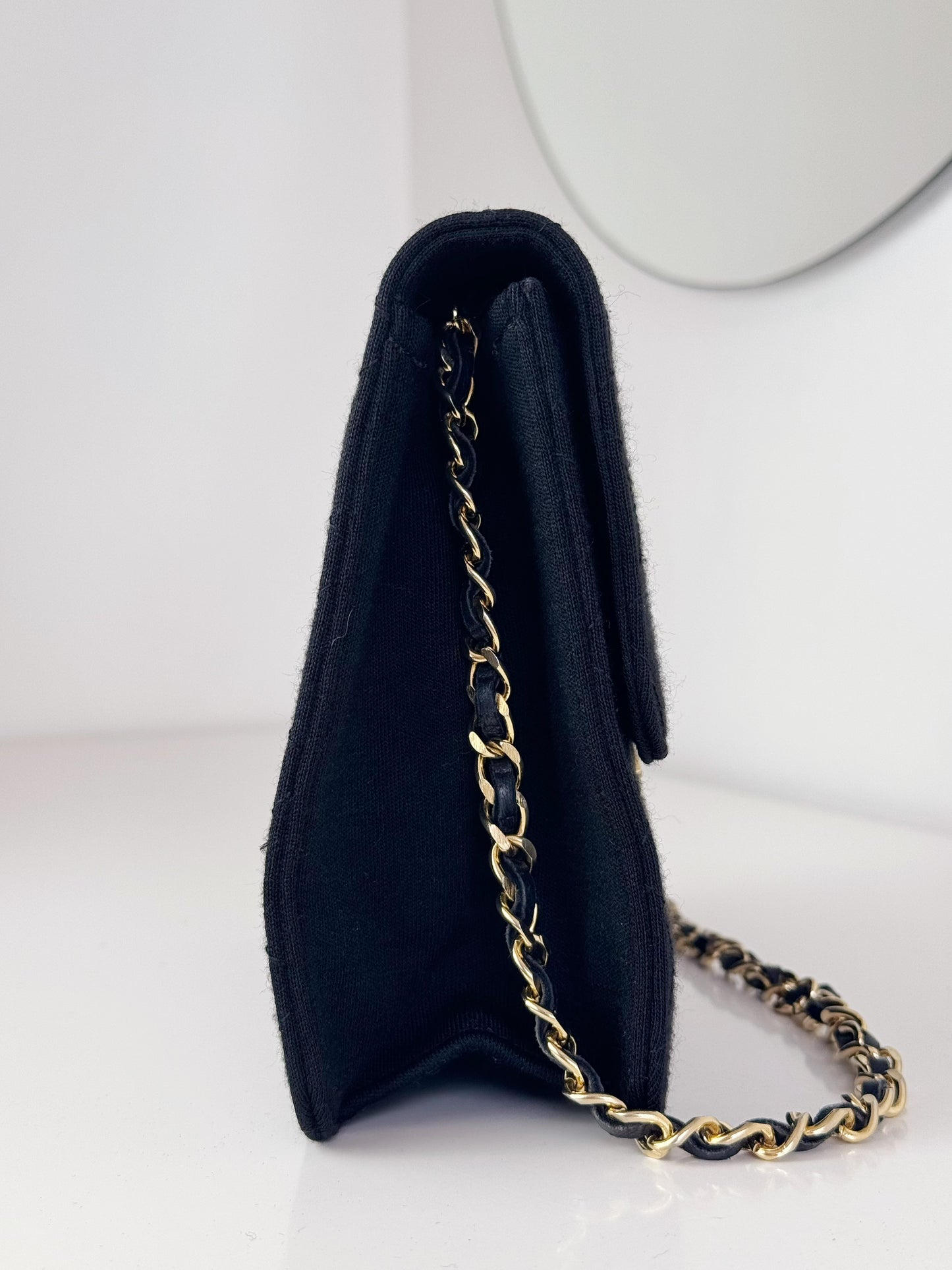 Chanel Vintage Single Flap Shoulder Crossbody Bag