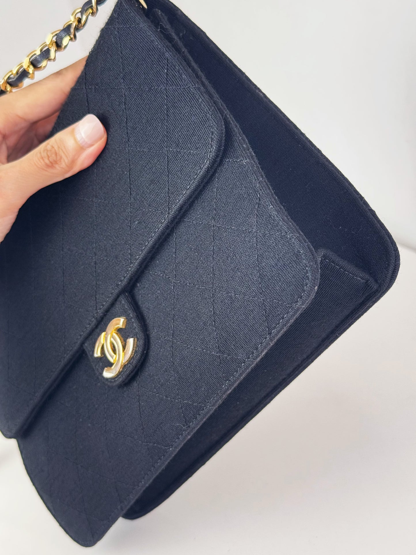 Chanel Vintage Single Flap Shoulder Crossbody Bag