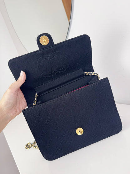 Chanel Vintage Single Flap Shoulder Crossbody Bag