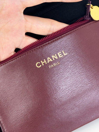 Chanel Vintage Single Flap Shoulder Crossbody Bag