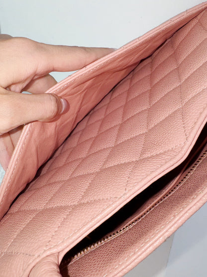 Chanel Vintage Caviar Medallion Tote Shoulder Bag