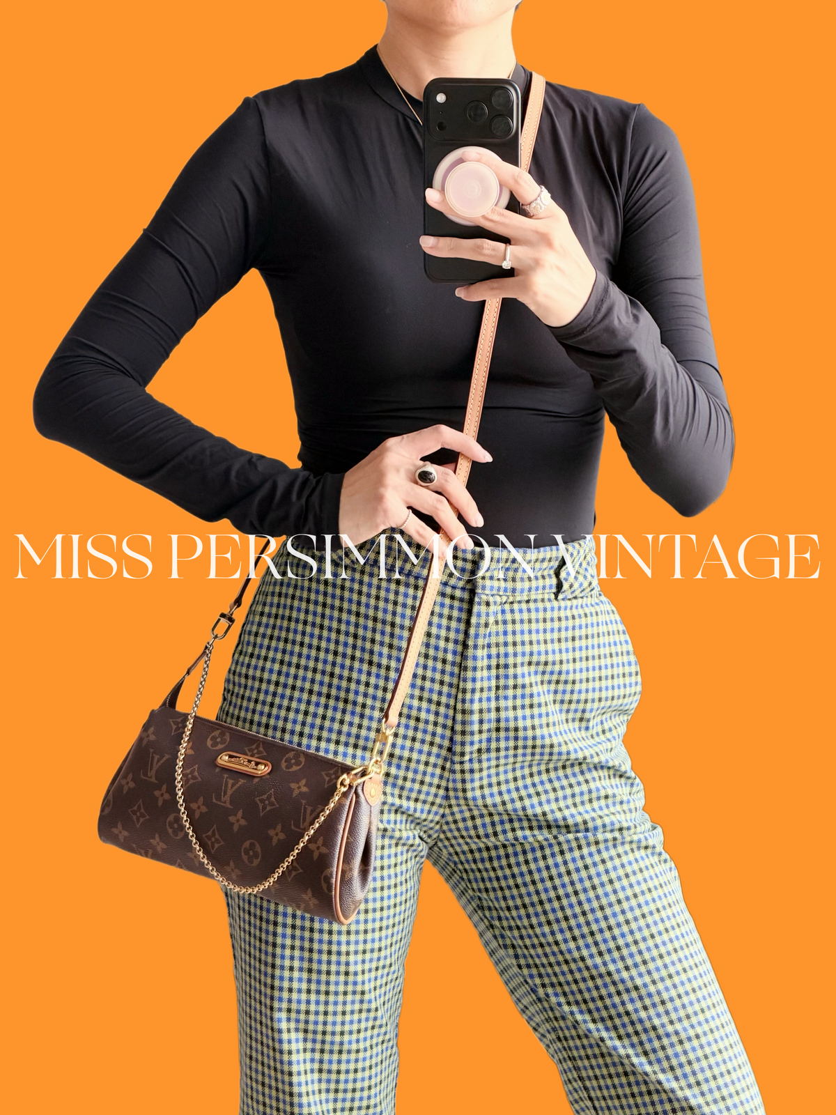 Louis Vuitton Vintage Eva Shoulder Crossbody Bag