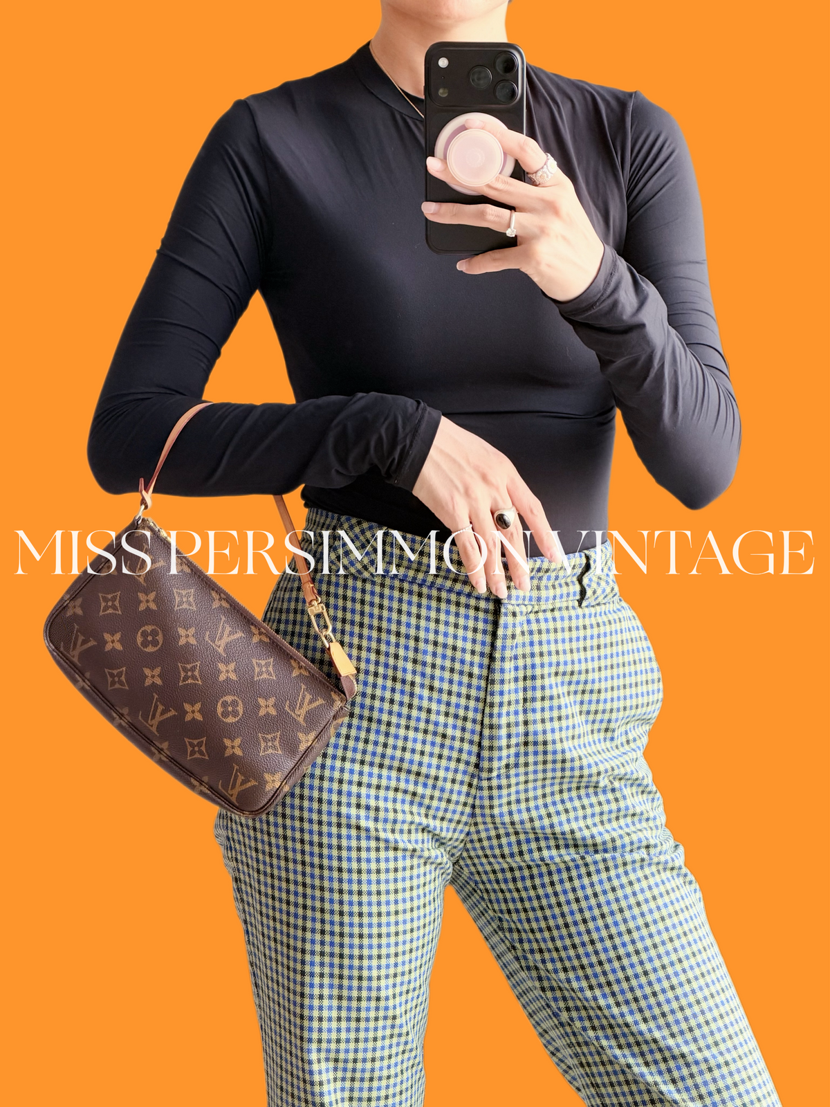 Louis Vuitton Vintage Pochette Accessoires Shoulder Crossbody Bag