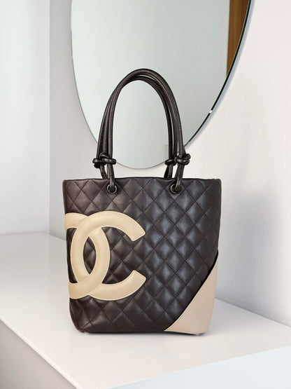 Chanel Vintage Cambon Shoulder Tote Bag