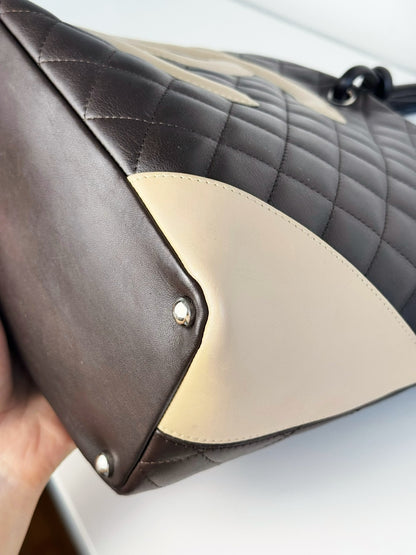 Chanel Vintage Cambon Shoulder Tote Bag