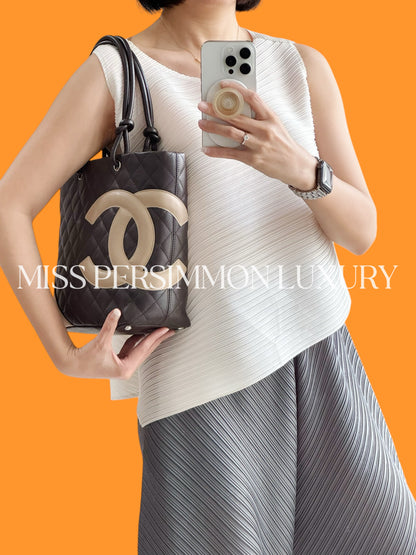 Chanel Vintage Cambon Shoulder Tote Bag