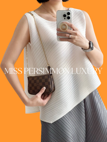 Louis Vuitton Vintage Mini Damier Pochette Accessoires Shoulder Crossbody Bag