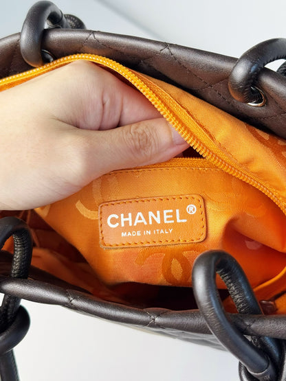 Chanel Vintage Cambon Shoulder Tote Bag